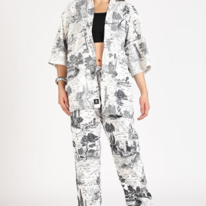 Monochrome Toile Print Co-ord Set